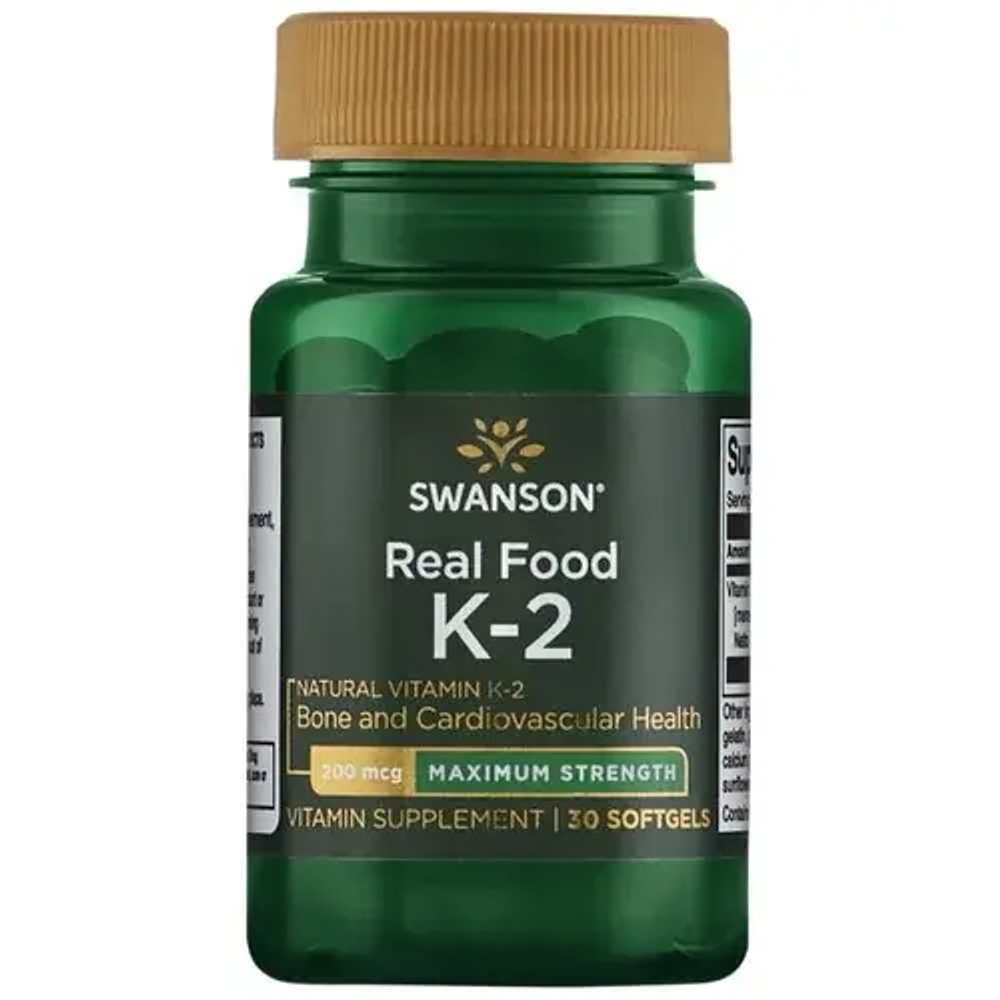 Swanson Vitamin K2 - 30 капсул