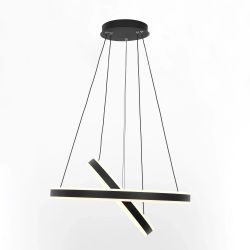 Citilux Дуэт CL719641 LED Люстра подвесная с пультом Чёрная