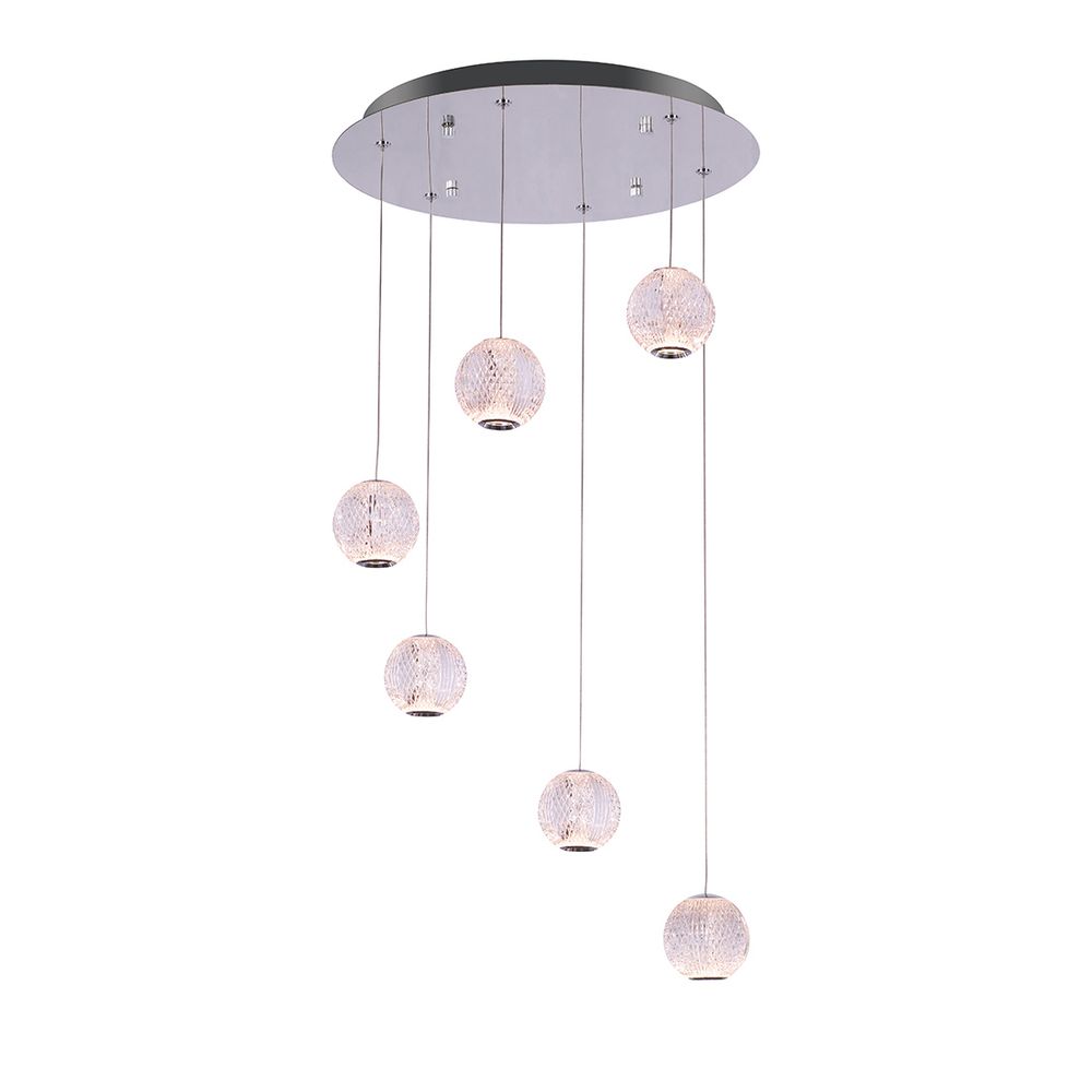 Подвесной светильник MD20001012-6A chrome