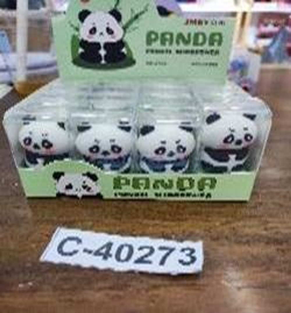 Точилка "Панда" 3*4,5*2,5 см, в силиконовом корпусе, упаковка - пластиковый бокс, С-40273