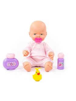 Кукла пупс Весёлый 35 см с аксессуарами в коробке (78360)