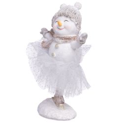 СТАТУЭТКА "СНЕГОВИК" 14Х7Х17,5 СМ