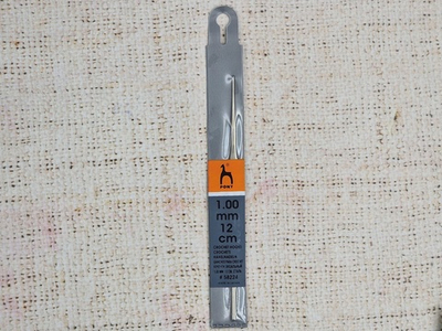 Крючок вязальный 58224 "Pony" сталь 1 мм, 12 см