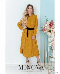 Платье 3141-горчица Minova