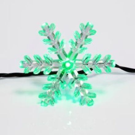 Гирлянда светодиодная "Снежинки" 30 LED МУЛЬТИКОЛОР 4,4 метра с контроллером