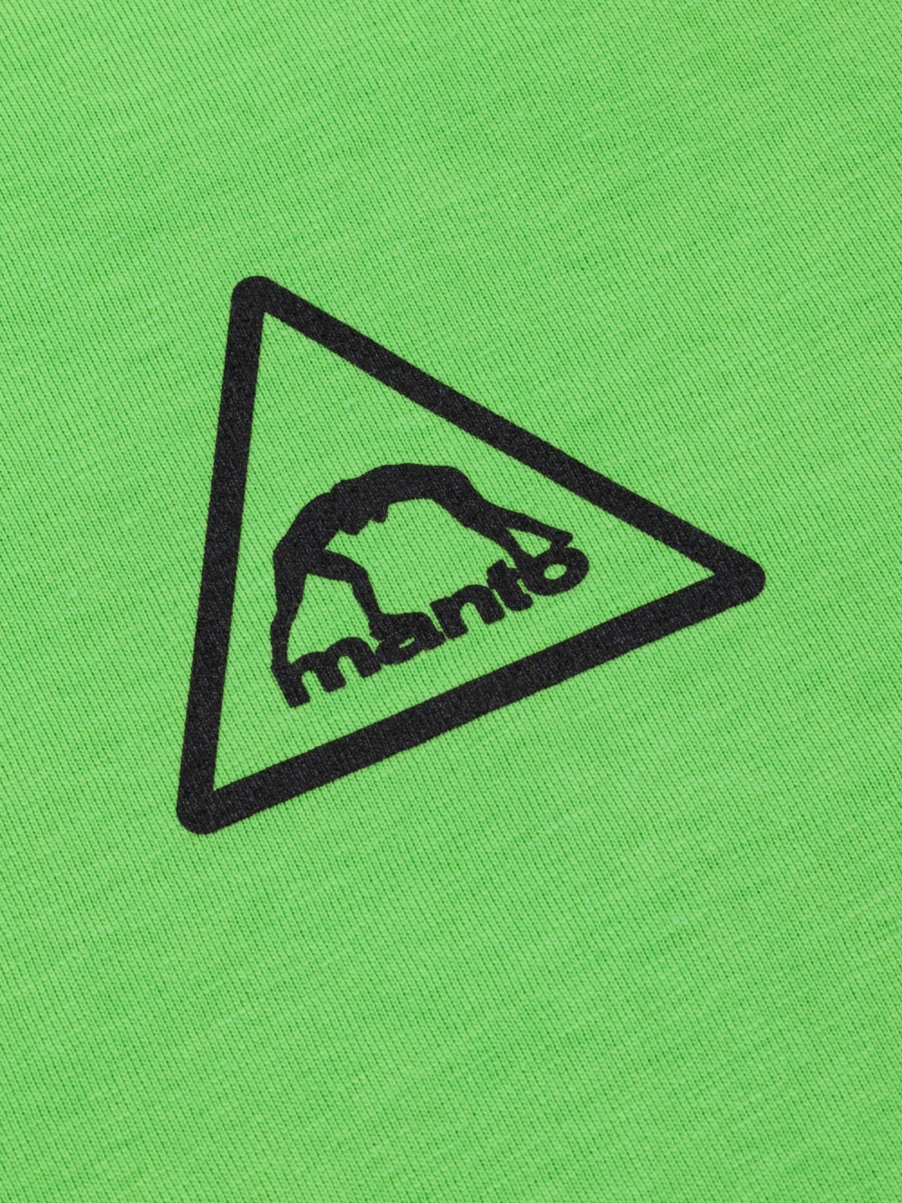 Футболка MANTO ATTENZIONE - Неоновый зеленый