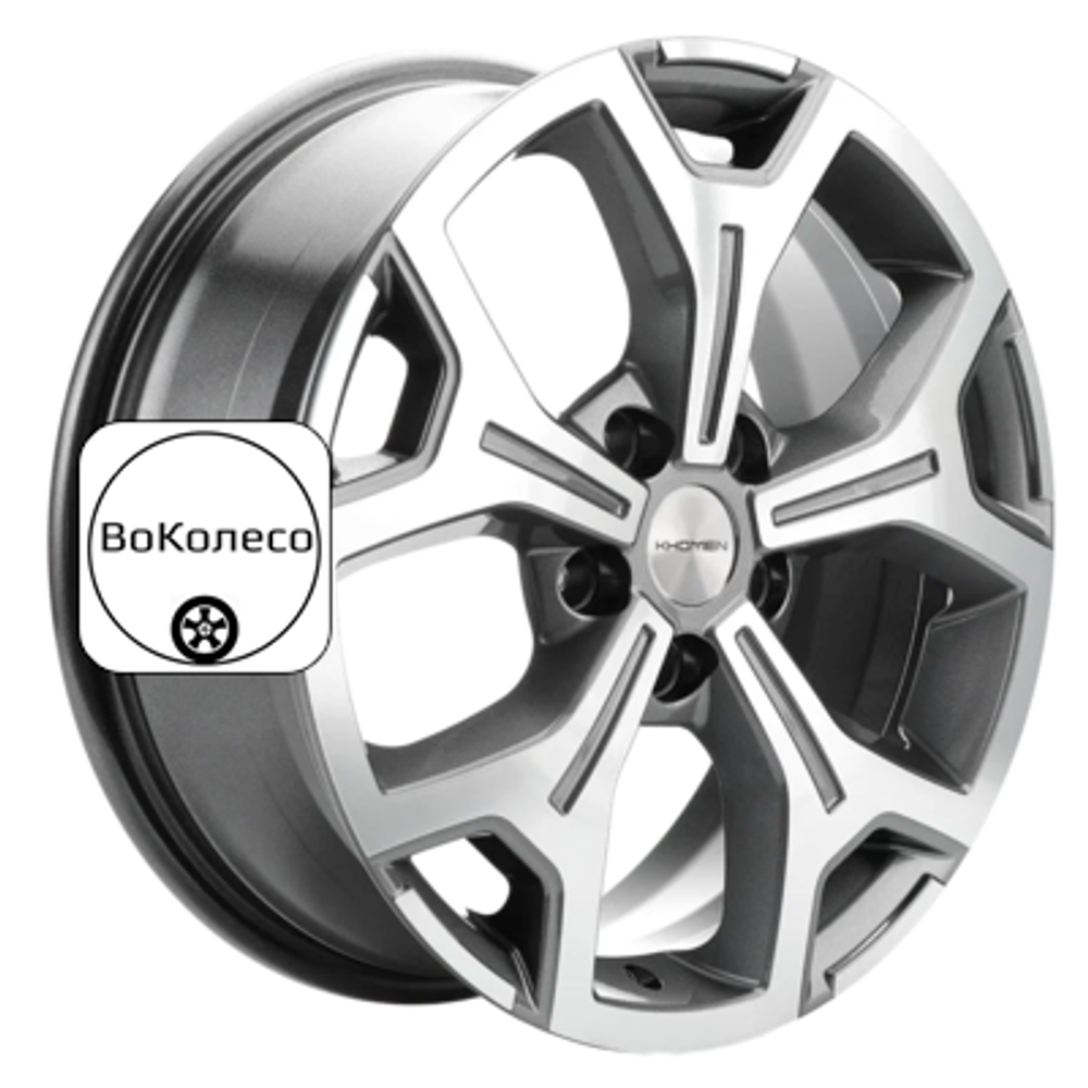 6,5x17/5x112 ET50 D66,6 KHW1710(2) (Mercedes Vito) Gray-FP Khomen Wheels