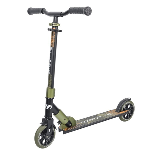 Самокат Тech Тeam COMFORT 145R черный/зеленый 1/4