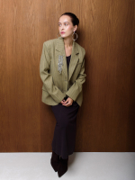 Серьги "Bubble bumboo" Silver