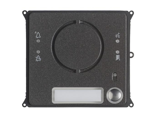 MTMFA1PVR - Фронтальная накладка с 1 кнопкой для аудиомодуля из окрашенного сплава Zamak