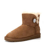 Угги Mini Bailey Button Bling Chestnut