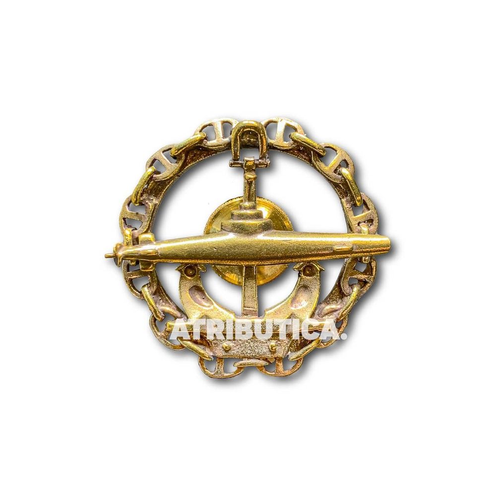 Знак Нагрудный Подводная Лодка В Цепи | ATRIBUTICASTORE.RU