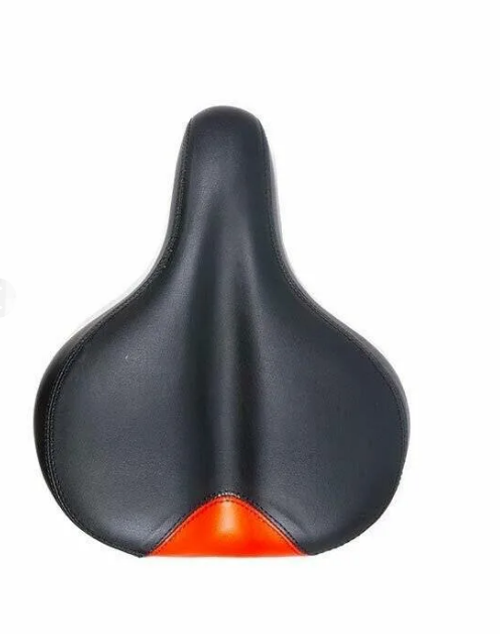 Седло TRIX комфорт 260x190 мм, эластомерное, черно-красное (20)