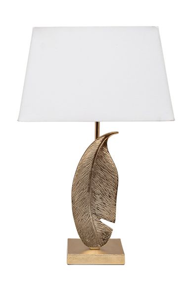 Лампа настольная Tropica с кремовым абажуром