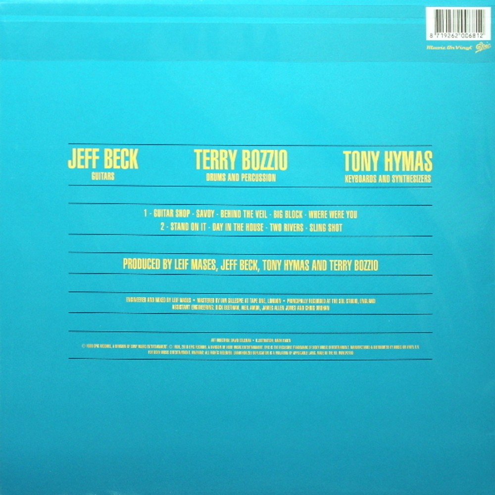 Jeff Beck With Terry Bozzio And Tony Hymas / Jeff Beck's Guitar Shop (LP)