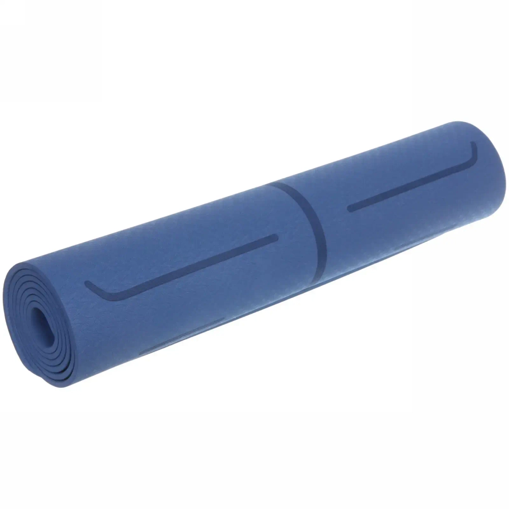 Коврик для йоги «Мандала» 183*61*06 см (ТРЕ), синий