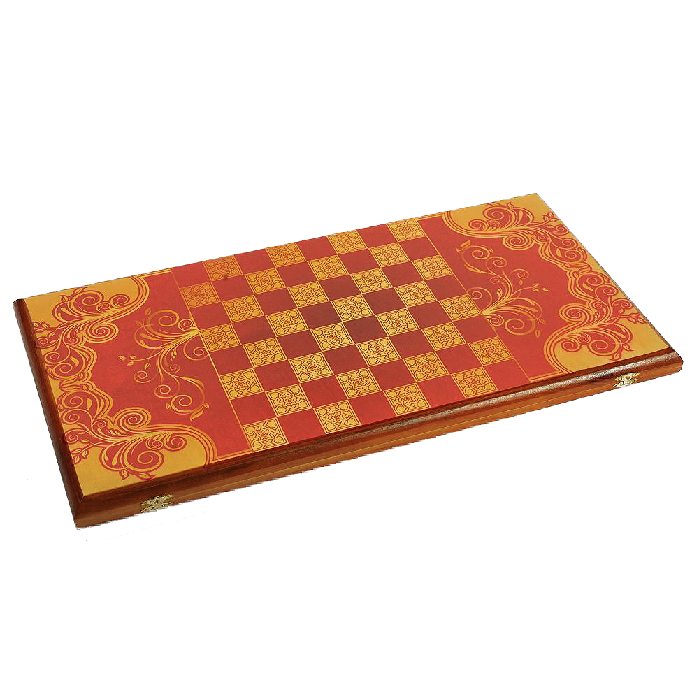 Нарды в деревянной коробке "Ястреб" средние 50х50 см. SA-YA-M