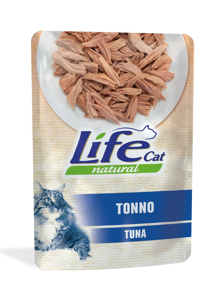 Lifecat tuna пауч для кошек с тунцом в желе 70 г