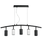 LR735373362 Люстра RULLO 5х50W GU10 ЧЕРНЫЙ/БЕЛЫЙ (571735+214437-3+214436-2)