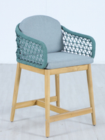 Комплект барной деревянной мебели на 4 персоны Tagliamento Cambria, натуральный, мальмо