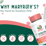 MaryRuth's, жевательные таблетки со спирулиной, со вкусом клубничного лимонада, 90 жевательных таблеток