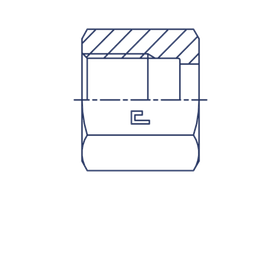 Гайка N ORFS 1.3/16