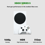 Игровая приставка Microsoft Xbox Series S 512 ГБ SSD, без игр, белый/черный