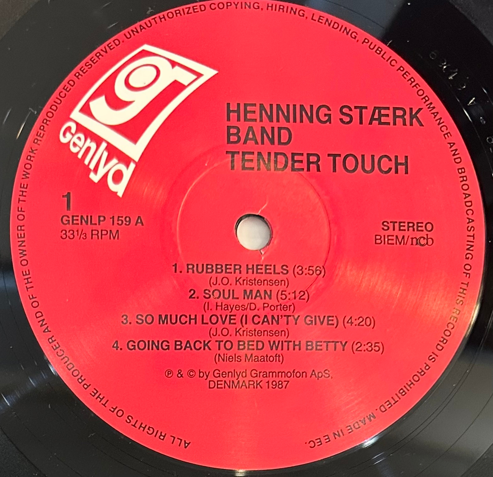 Henning Stark Band - Tender Touch (Дания 1987г.)