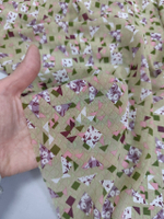 Шифон/ Фигуры на бежевом