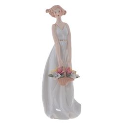 GAEM Фигурка декоративная "Девушка", L10 W9 H28 см