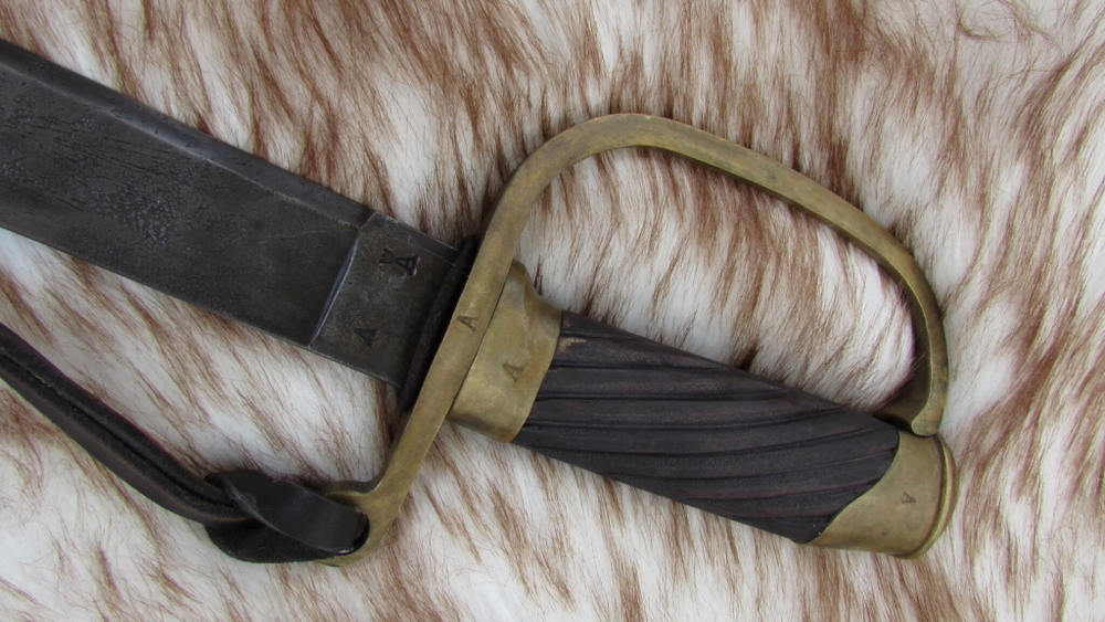 Реплика шашка солдатская Драгунская кованая, образца 1881 года