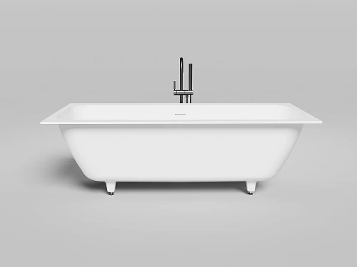 Ванна Salini Orlanda AXIS KIT S-Stone 180x80 103322M белая матовая