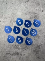 Номерки на ключи, металл под заказ