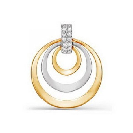 Подвеска из золота с фианитами