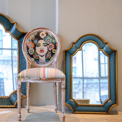 Зеркало настенное Объект мечты Туркуаз