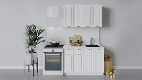 Кухонный гарнитур «Бьянка» длиной 120 см