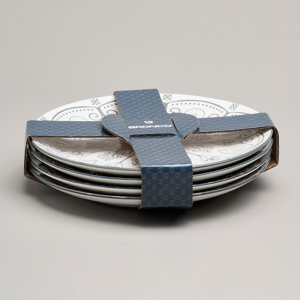 НАБОР ТАРЕЛОК ЗАКУСОЧНЫХ BRONCO "DREAMS" ИЗ 32 ШТ. ДИАМЕТР=20,5 СМ