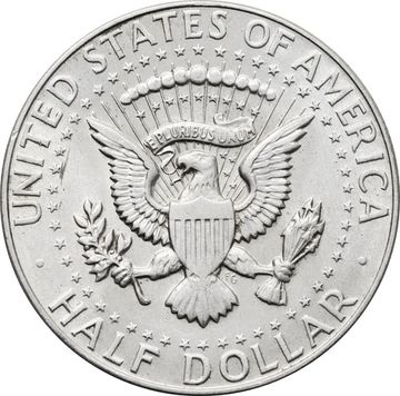 50 центов (1/2 доллара, half dollar) 1967 США (Кеннеди)