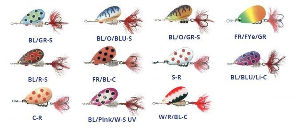 Блесна для рыбалки вертушка 40 мм 5 г