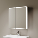 Зеркальный шкаф для ванной комнаты SANCOS Diva 800х149х800, с подсветкой, арт.DIV800