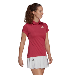 Женское поло Adidas Heat Ready Polo W - wild pink/cream white