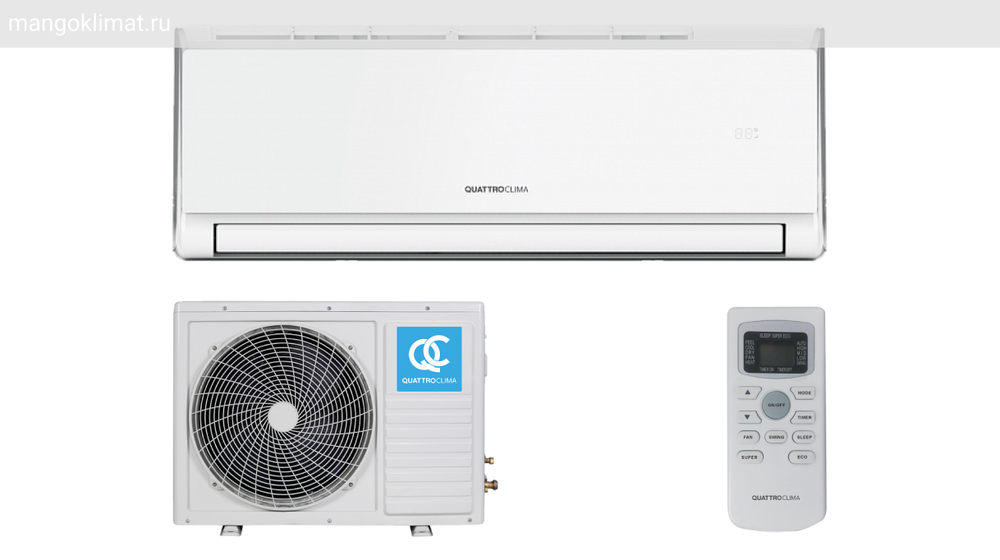 Сплит-система QuattroClima MONSONE Inverter QV-M09WAE/QN-M09WAE