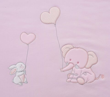 Одеяло детское 90х120 Sofi De MarkO Слоник розовое