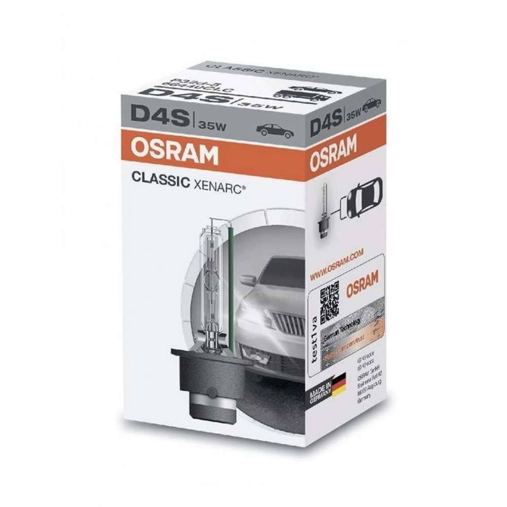 Ксеноновая лампа D4S OSRAM 66440CLC Xenarc Classic, 1шт (Germany)