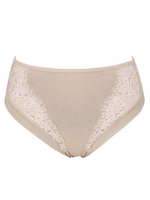 Высокие трусики с кружевом Esencial Lace (Размер: XL) (Цвет: белый)