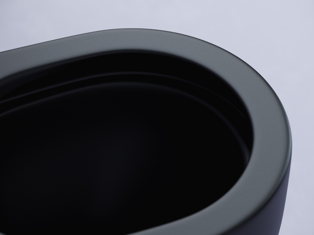 Унитаз-компакт безободковый Ceramica Nova Metropol Rimless CN4001MB с крышкой-сиденьем микролифт, черный матовый