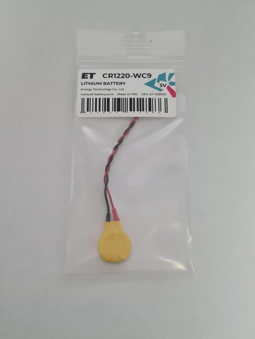 Элемент питания ET CR1220-WC9 PK1