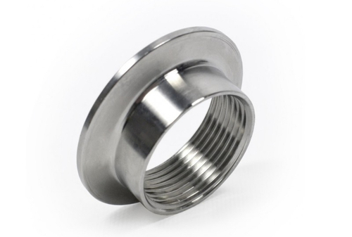 Переходник с клампа 2" (K64) на тэн DN32, внутренняя резьба 39мм,высота патрубка 12мм.