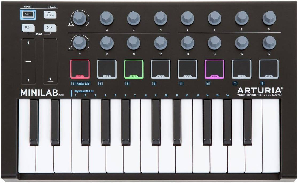 MIDI-клавиатура Arturia MiniLab mkII Black