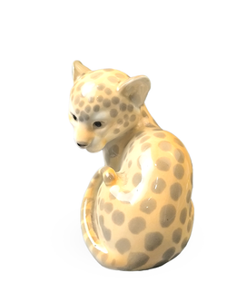 Фарфоровая статуэтка "Маленький леопард" ЛФЗ